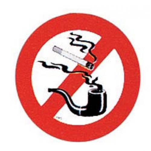 Adesivo " no smoking "